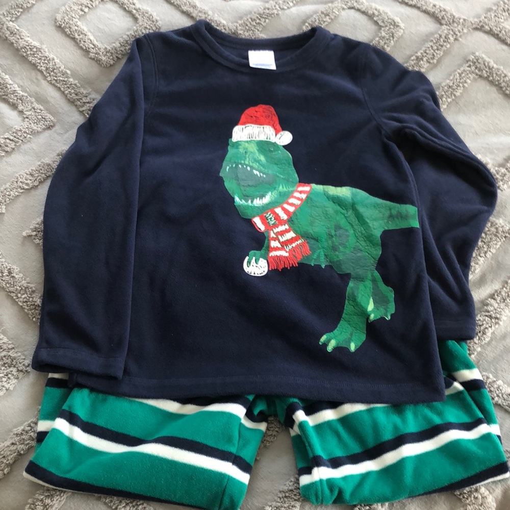 Lands’ End Fleece Pajama Set